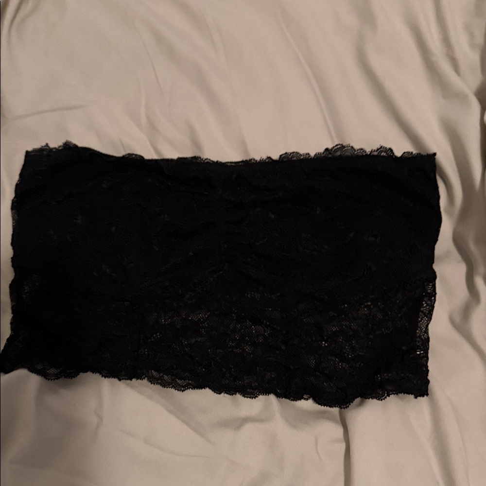 American Eagle Outfitters Black Lace Bandeau
